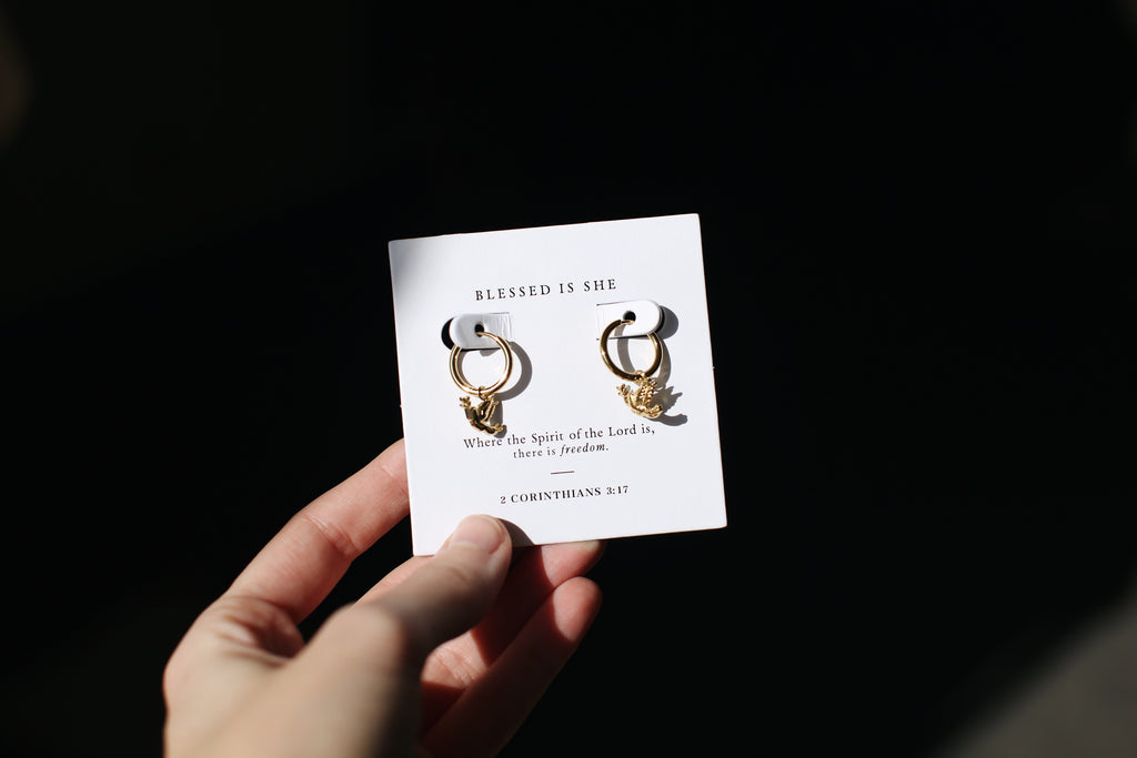 holy spirit earrings