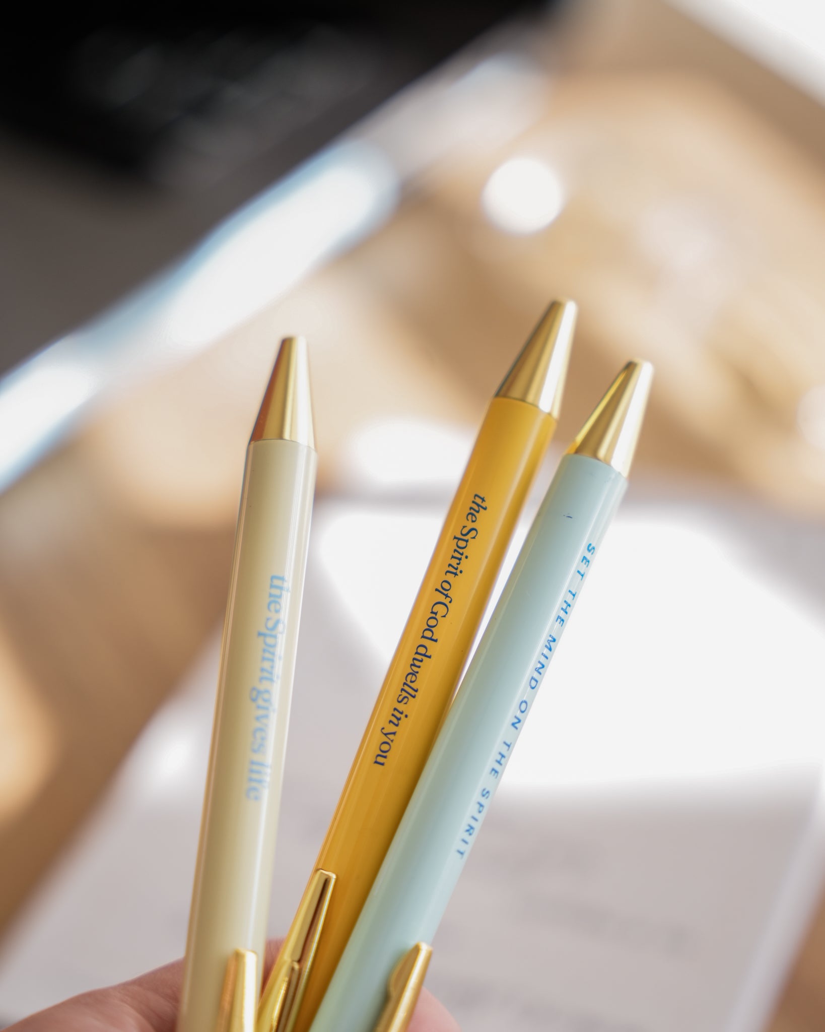 Catholic Ballpoint Pen Set – Black Ink Bible Verse Pens