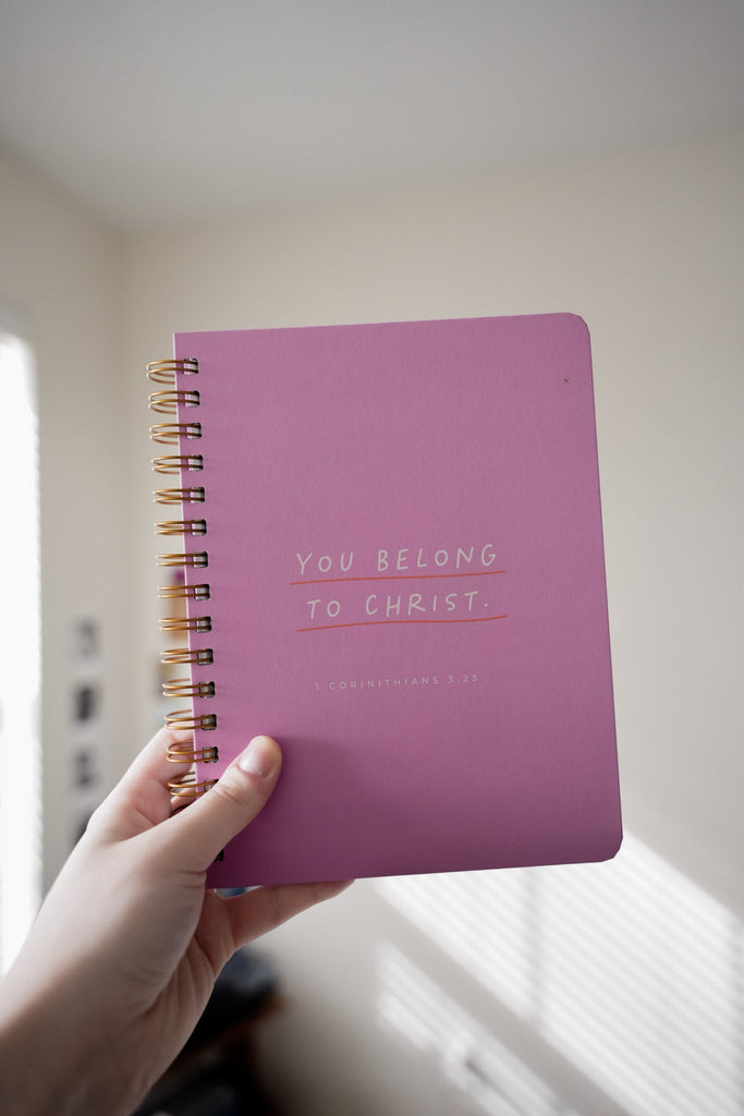 Belong // Spiral Hardcover Journal - Blessed Is She Journal
