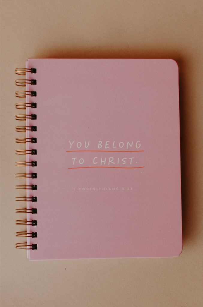 Belong // Spiral Hardcover Journal - Blessed Is She Journal