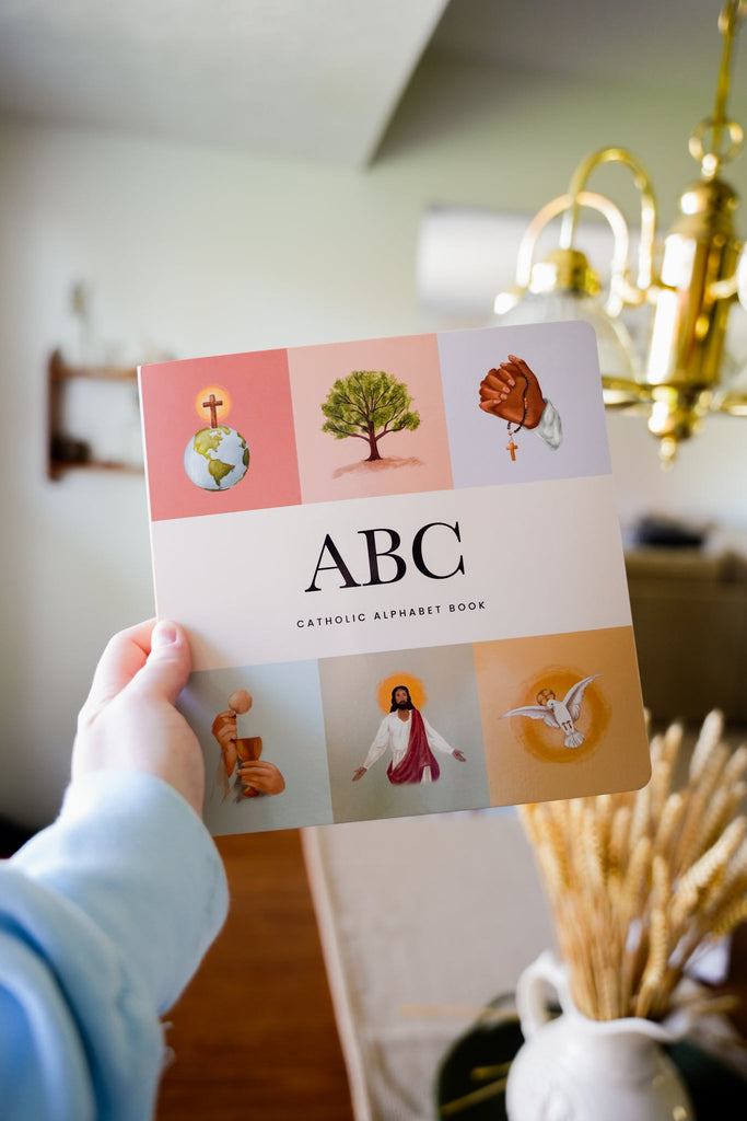 Catholic ABC Board Book for Kids - Blessed Is She Books