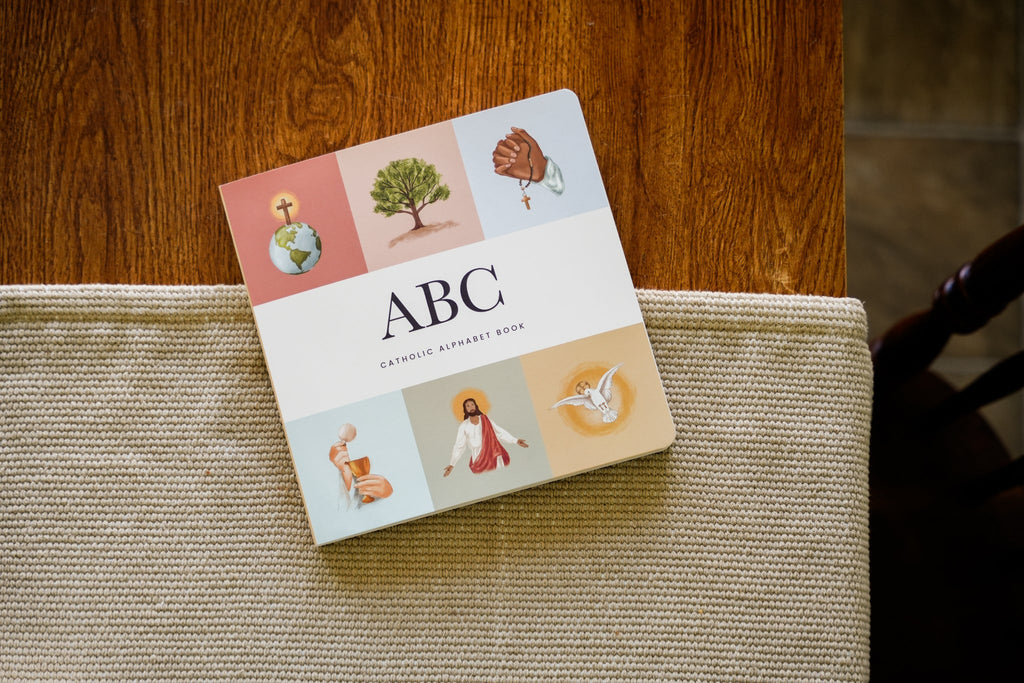 Catholic ABC Board Book for Kids - Blessed Is She Books