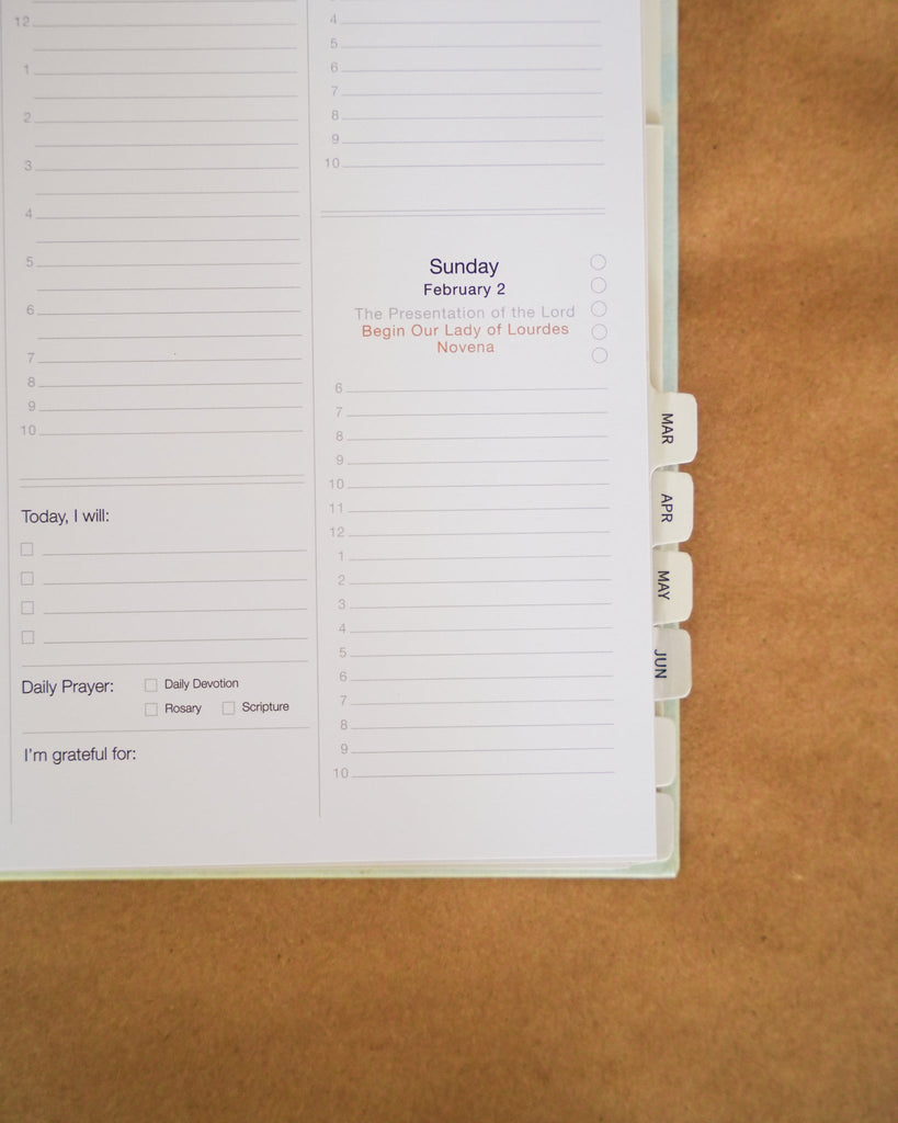 Catholic Academic Liturgical Planner // Big Layout **PRE-ORDER** - Blessed Is She Planner