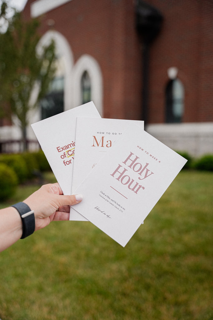 Catholic Prayer Booklets // 3 - Pack - Blessed Is She Cards