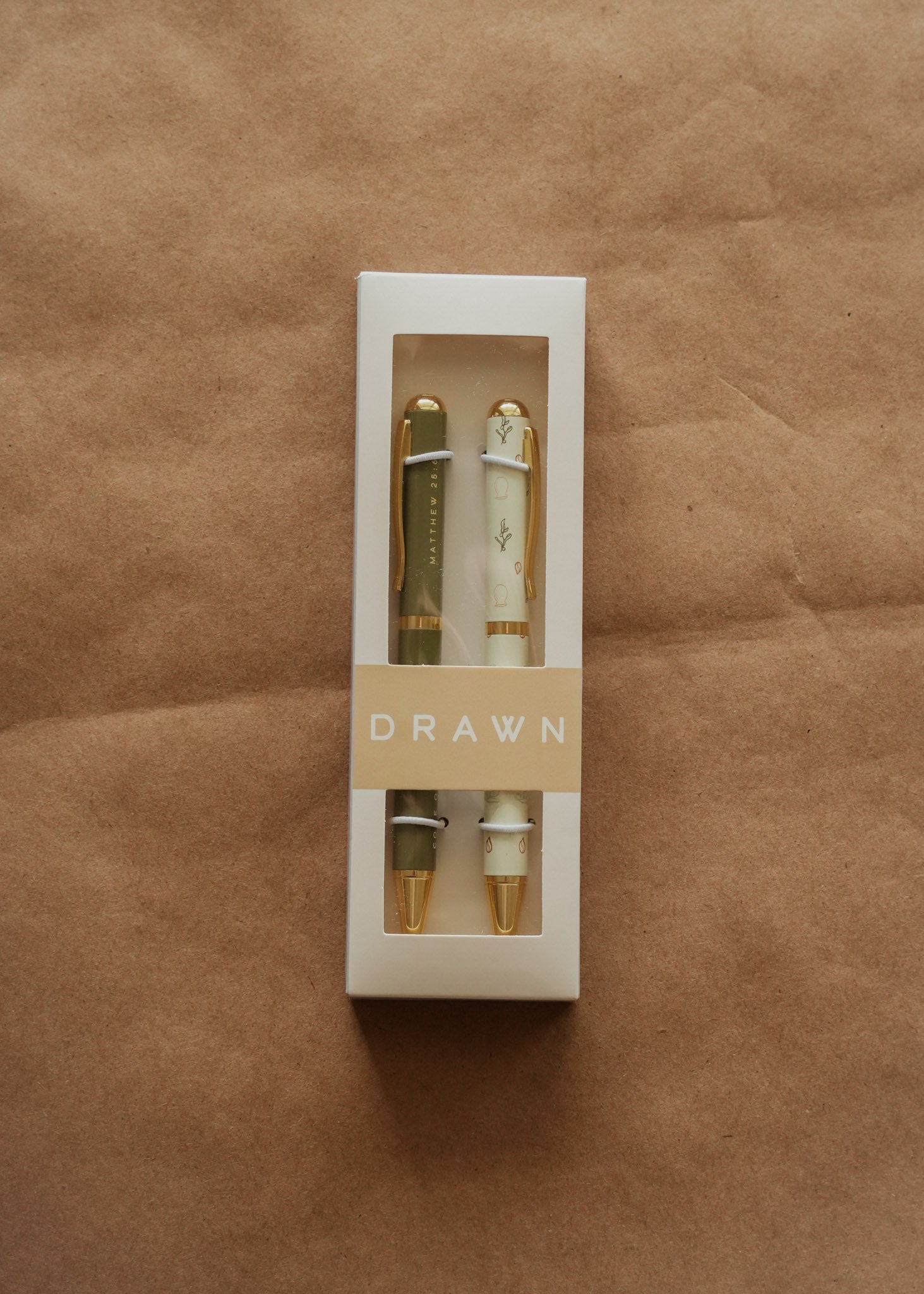Drawn Catholic Pen Set | Black Ink Pens for Bible Study & Journaling