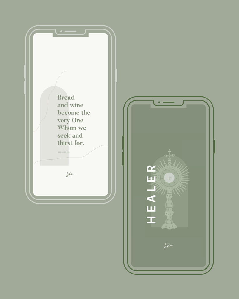 Dwell Lock Screens - Blessed Is She Books, Digital Download