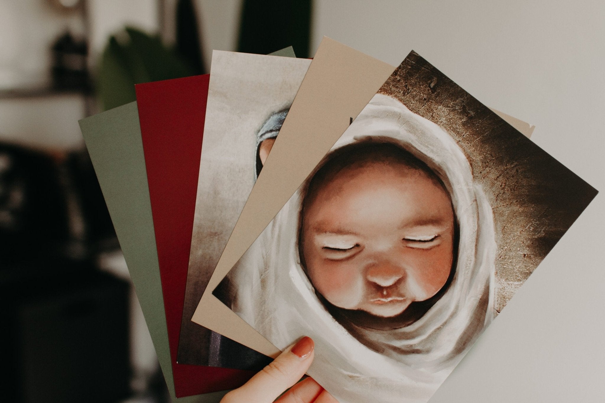 Emmanuel Christmas Postcard // 5-Pack - Blessed Is She Cards