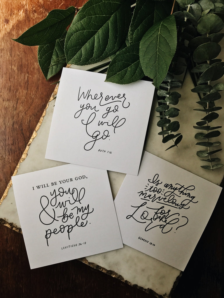 Encourage Bible Verse Cards - Blessed Is She