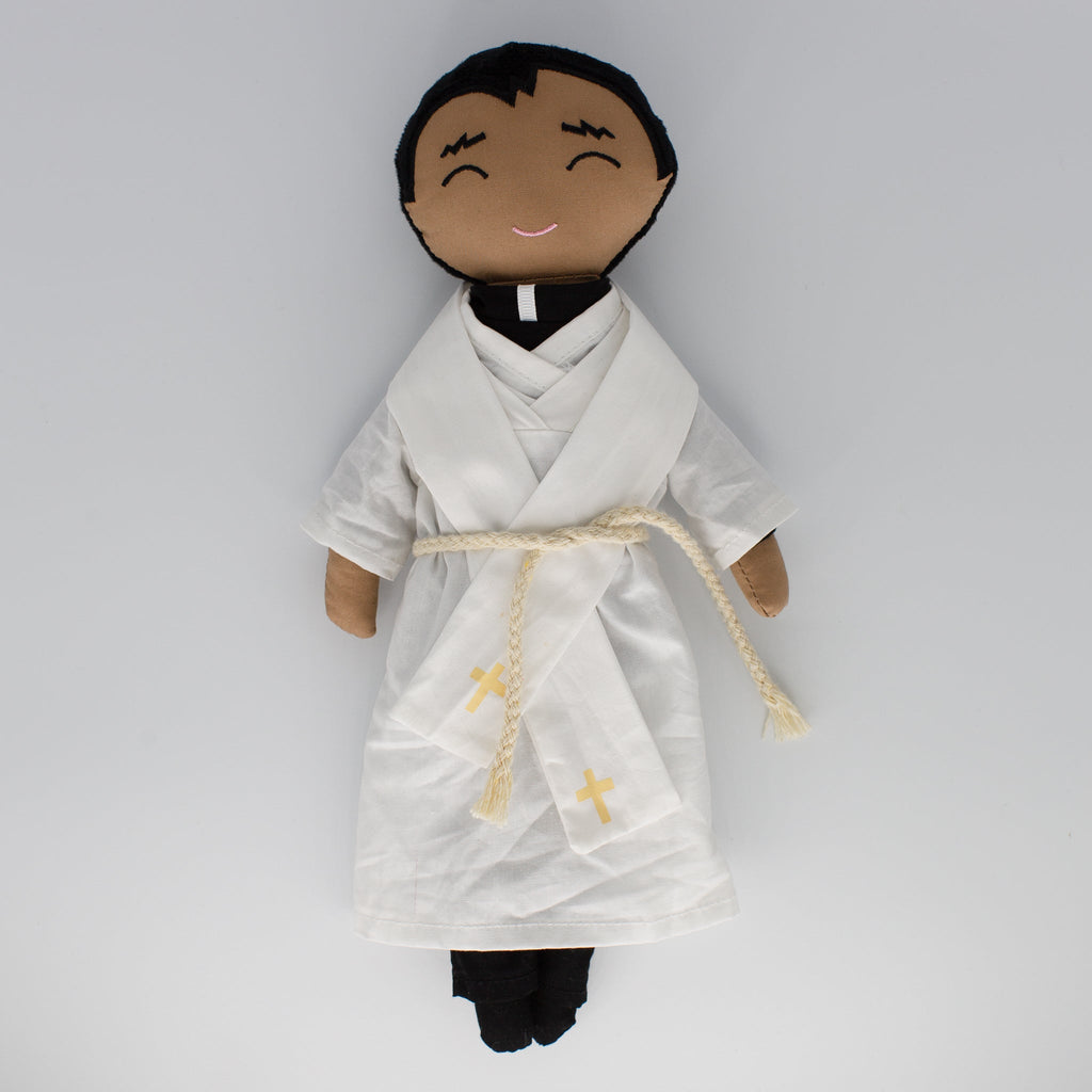 Father Mark Catholic Priest Rag Doll 14 Piece Set - Blessed Is She Toys