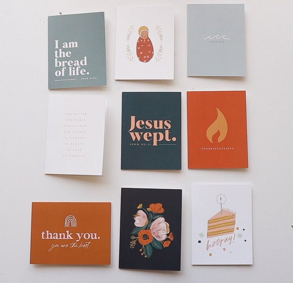Greeting Cards Pack of Ten - Blessed Is She Cards