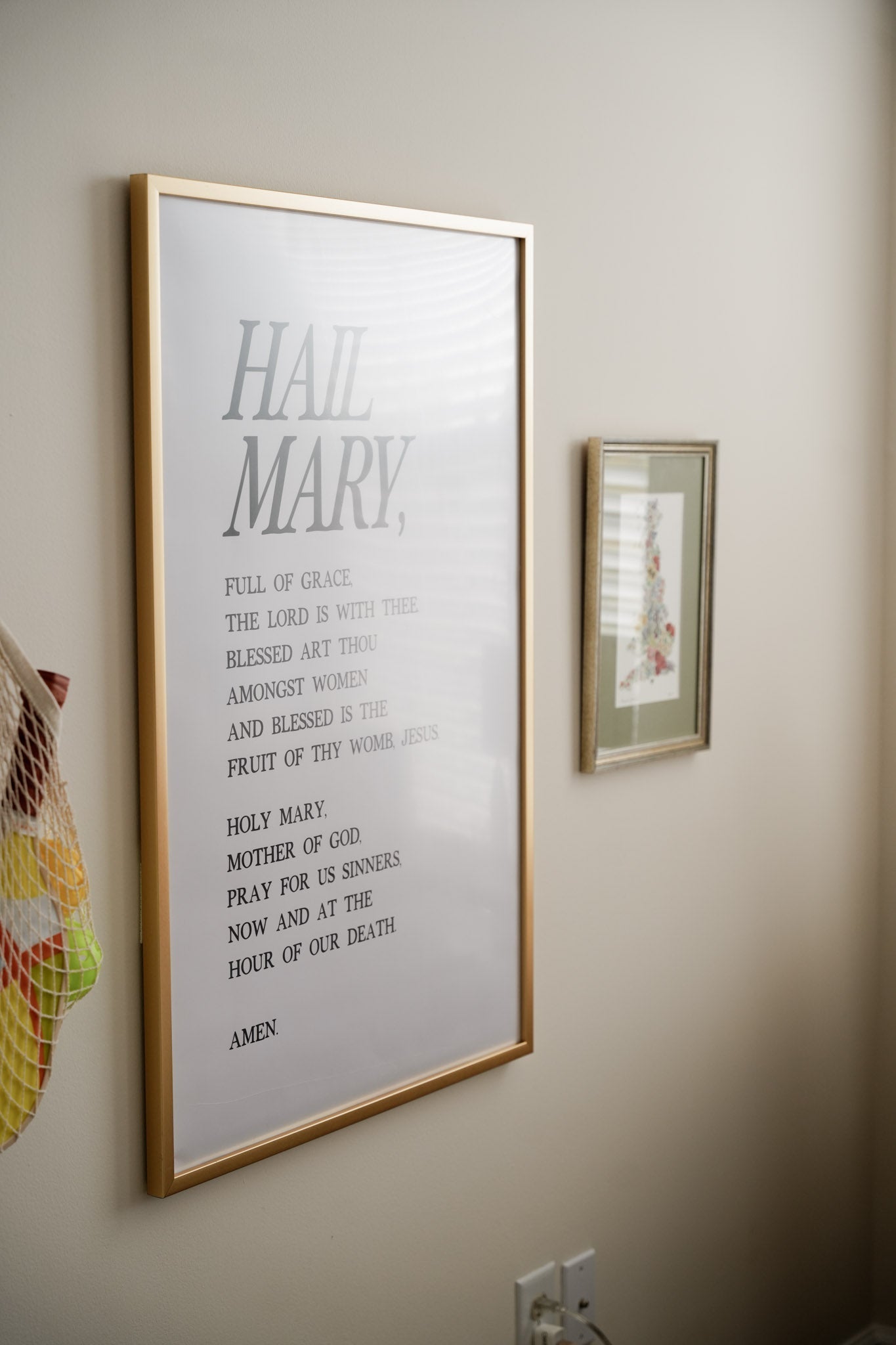 Hail Mary Poster (2 Sizes) - Blessed Is She Posters & Prints