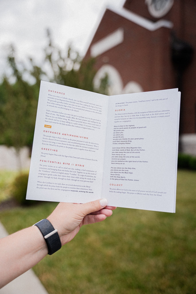 How to Go to Mass // Booklet - Blessed Is She Cards