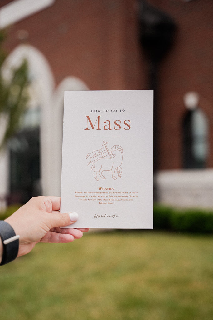 How to Go to Mass // Booklet - Blessed Is She Cards