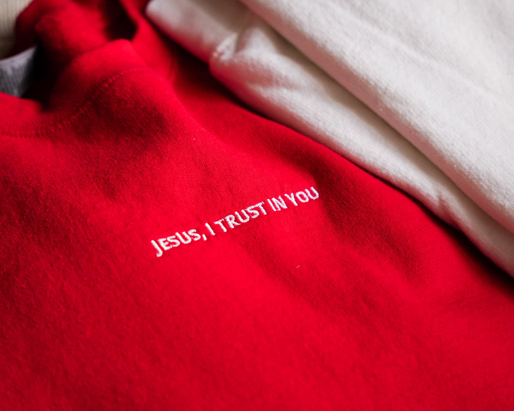 Jesus I Trust In You Sweatshirt - Blessed Is She Apparel