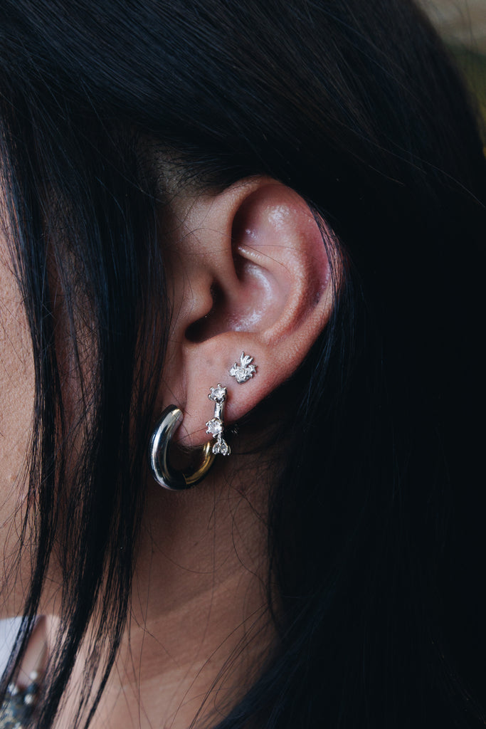 Chaste Heart of Joseph Stud Earrings