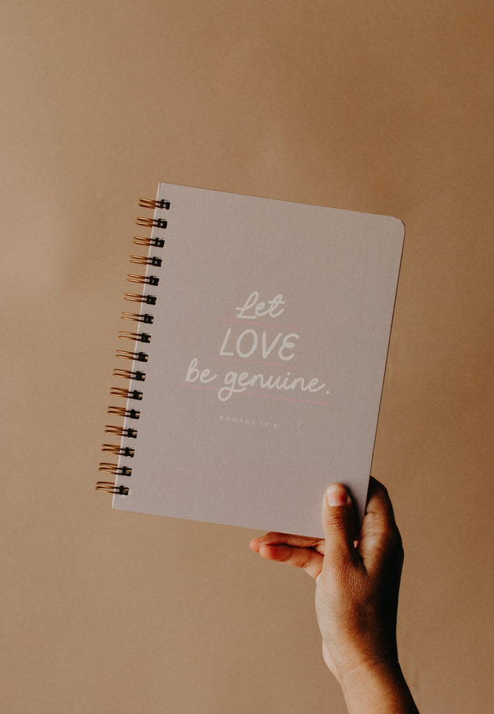 Love // Spiral Hardcover Journal - Blessed Is She Journal
