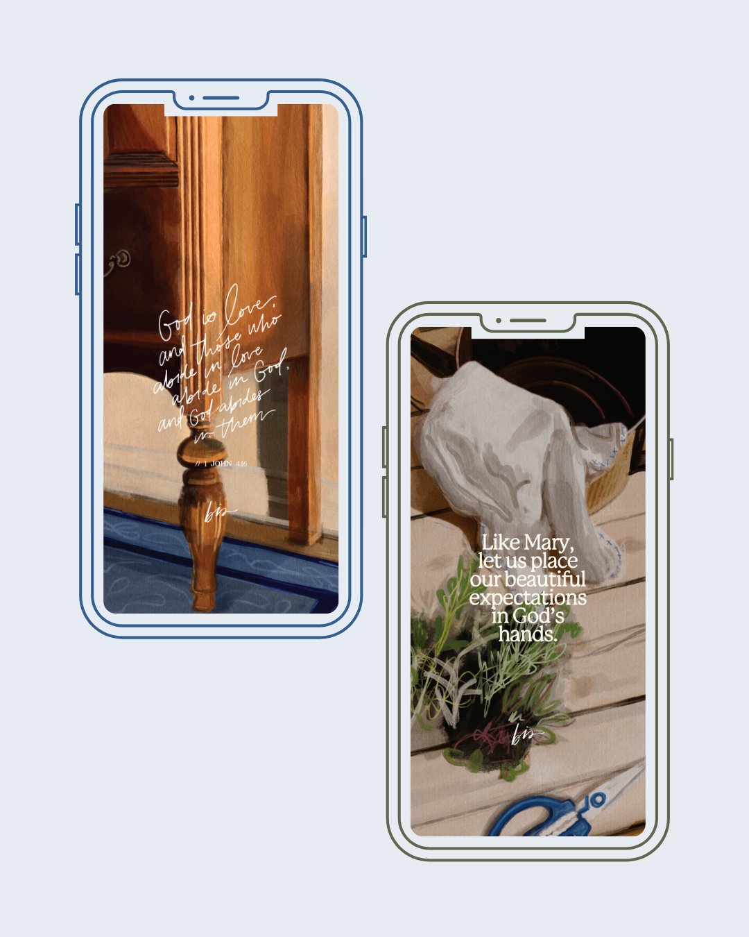 Marian Lock Screens - Blessed Is She Digital Download