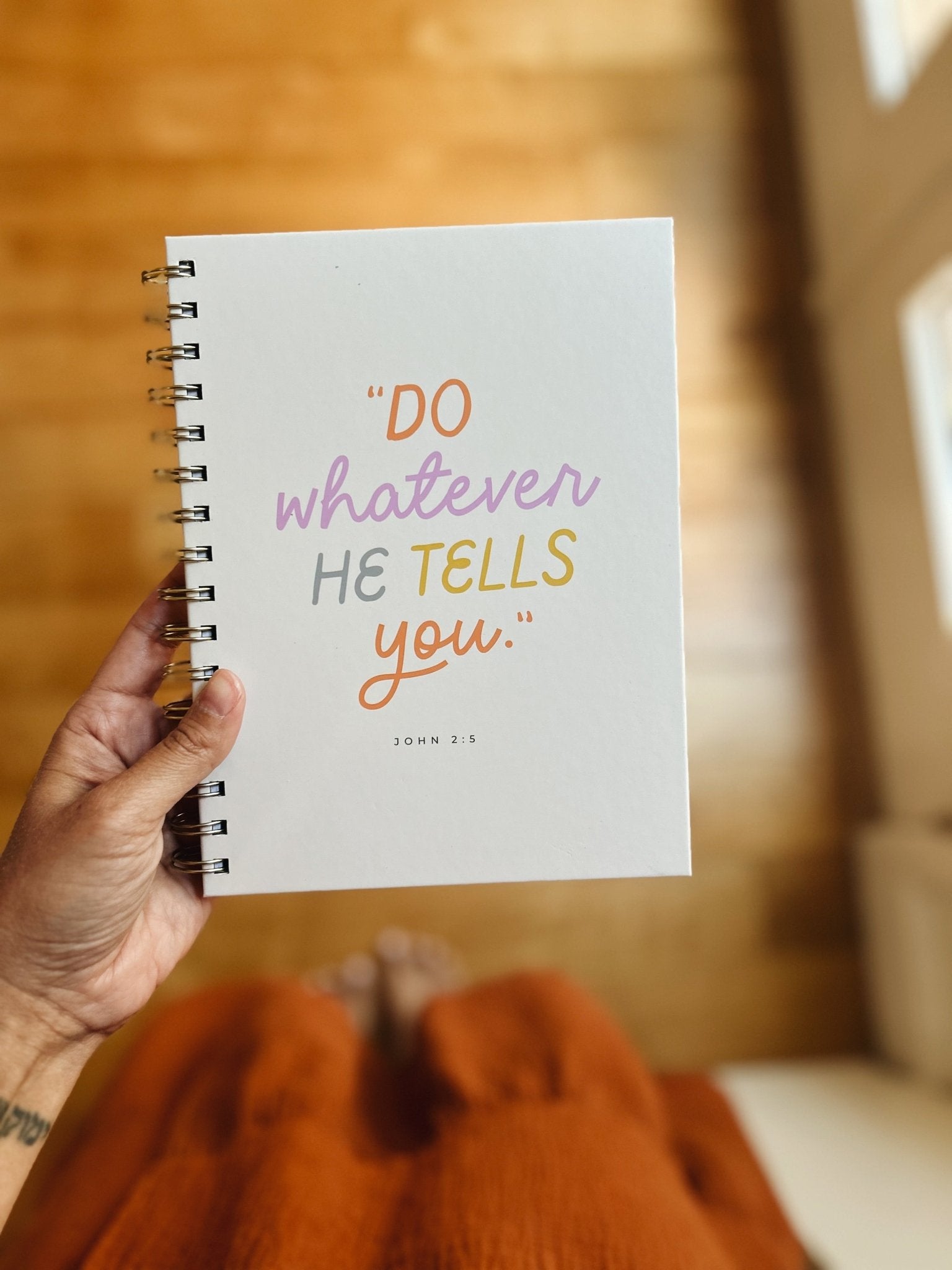 Mary // Spiral Hardcover Journal - Blessed Is She Journal