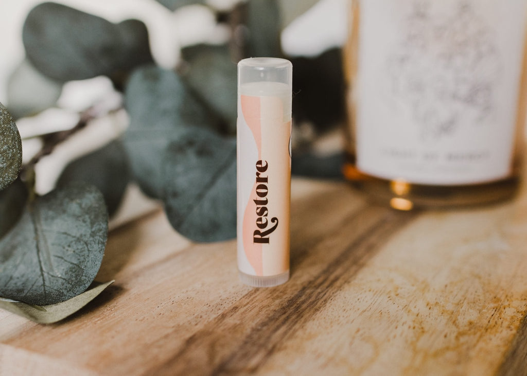 Restore Lip Balm // Vanilla // 3-pack - Blessed Is She Accessories