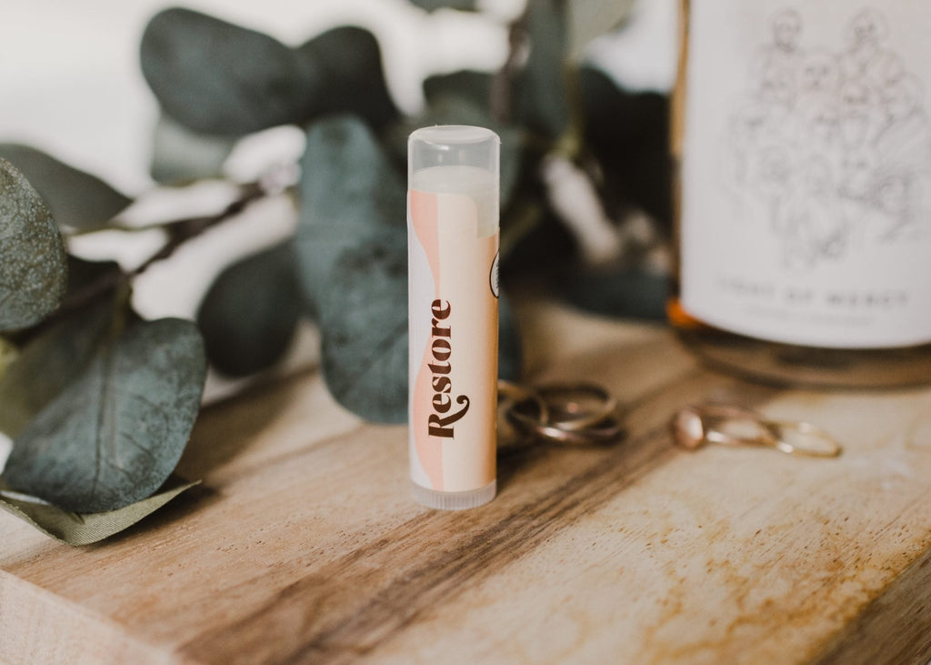 Restore Lip Balm // Vanilla // 3-pack - Blessed Is She Accessories