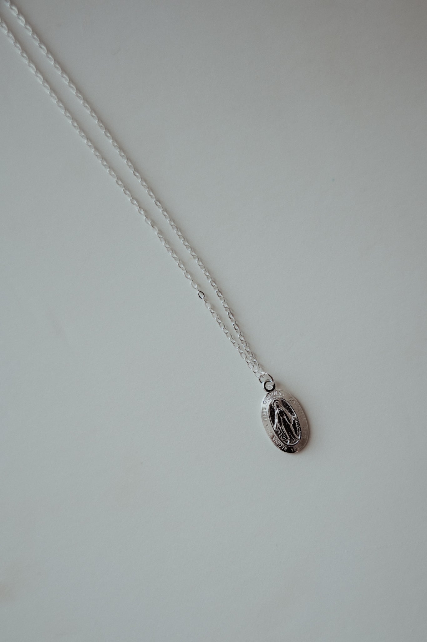 silver necklace
